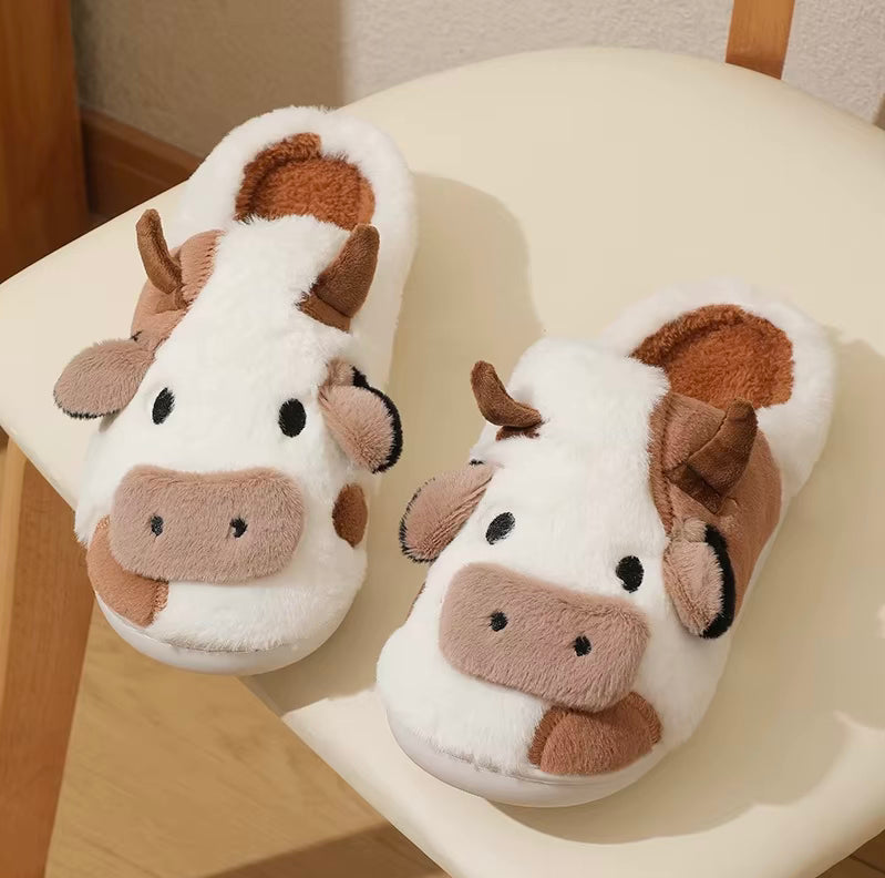 Pantuflas de vaquita unitalla  38-39