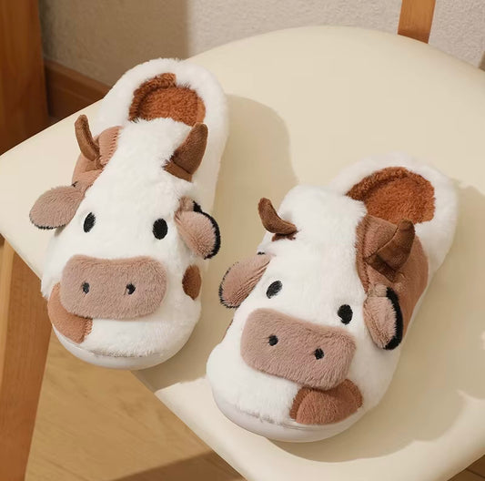 Pantuflas de vaquita unitalla  38-39