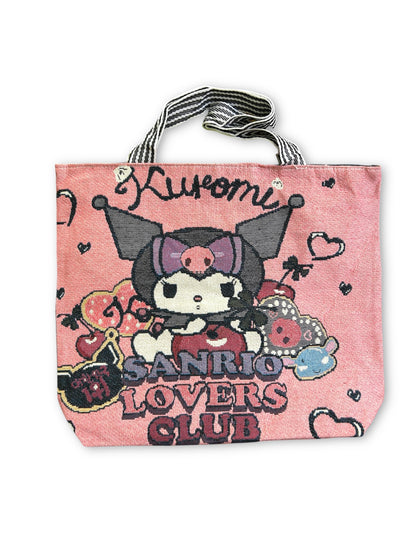 Tote bag Kuromi con zipper