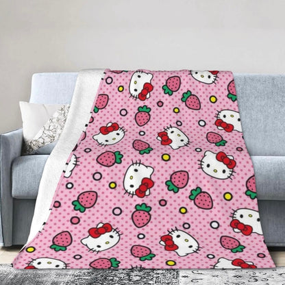 Cobija Hello Kitty 150 cm x 130 cm