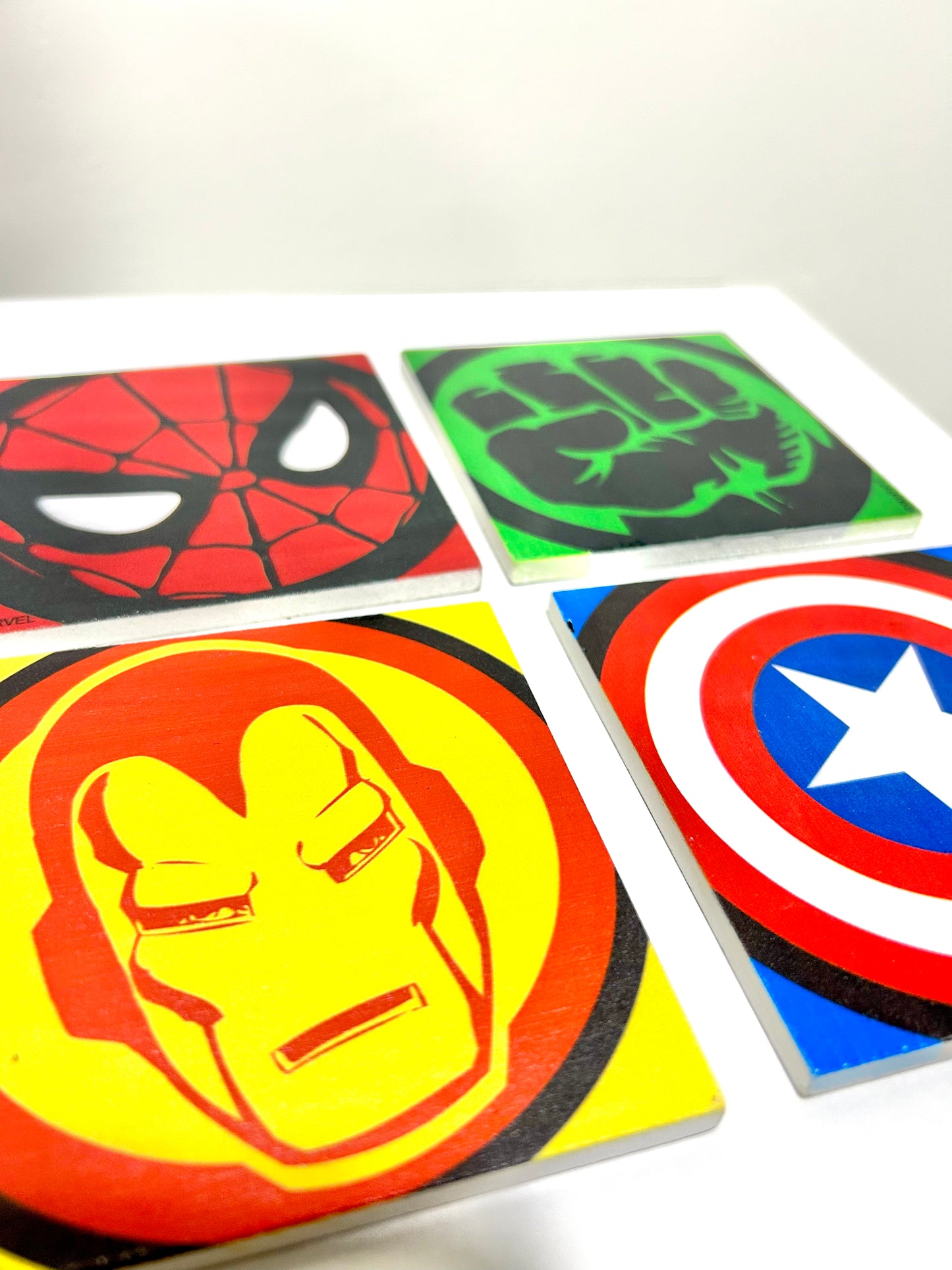 Set de 4 portavasos Marvel