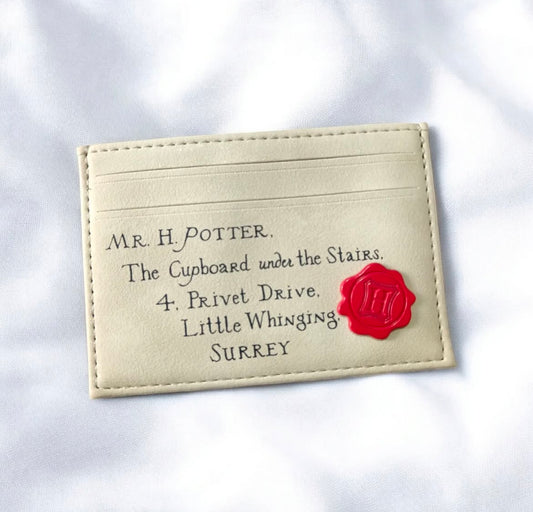 Tarjetero carta Hogwarts