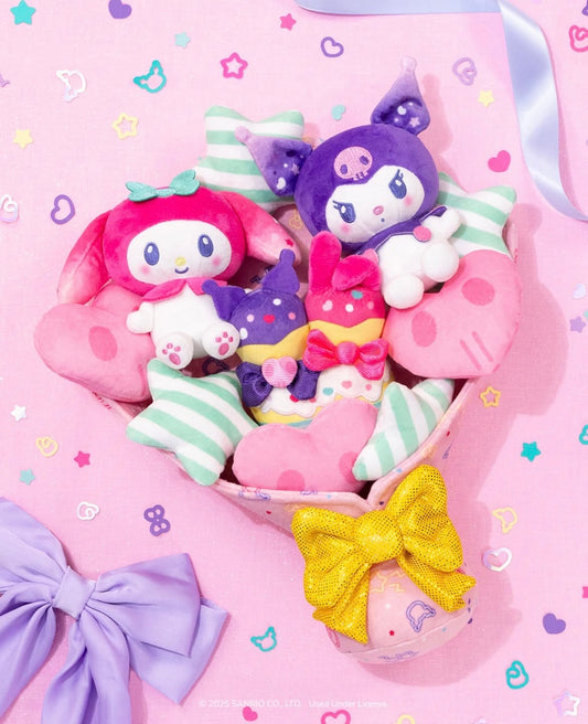 Ramo original de peluches Kuromi y My Melody