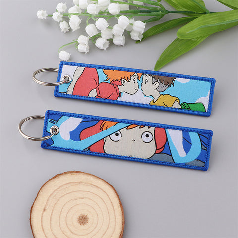 Llavero tejido Ponyo