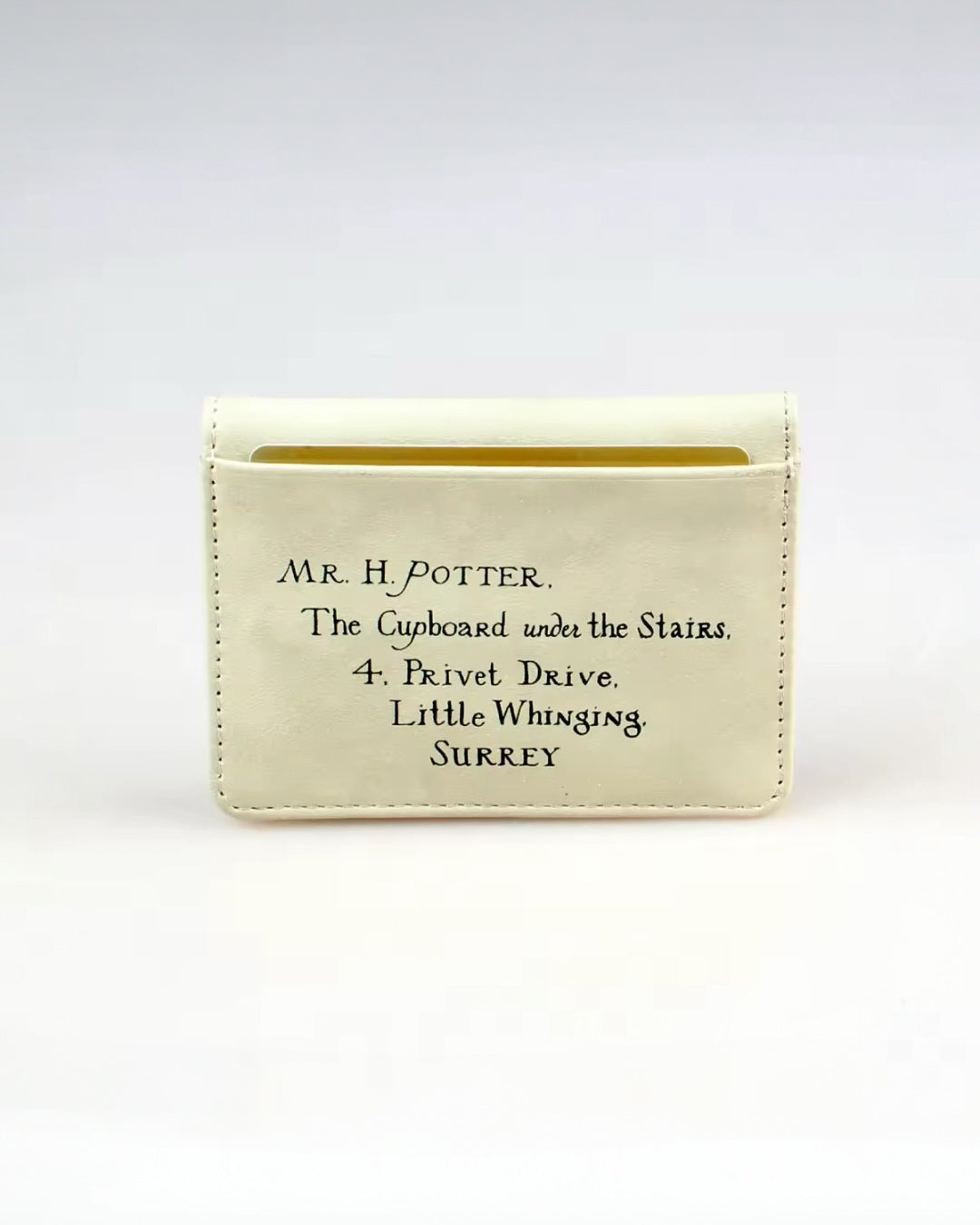 Tarjetero carta Hogwarts