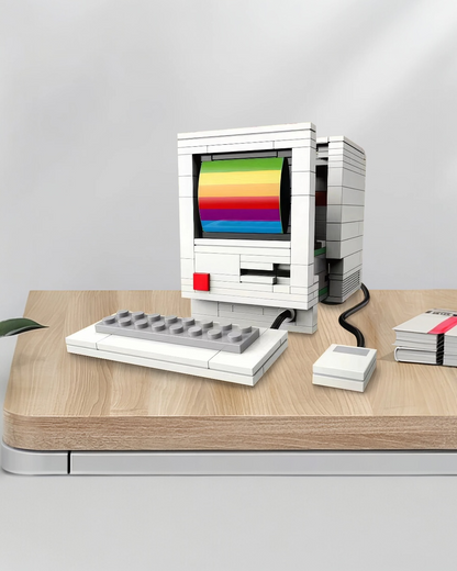 Set de bloques para armar Ordenador Retro