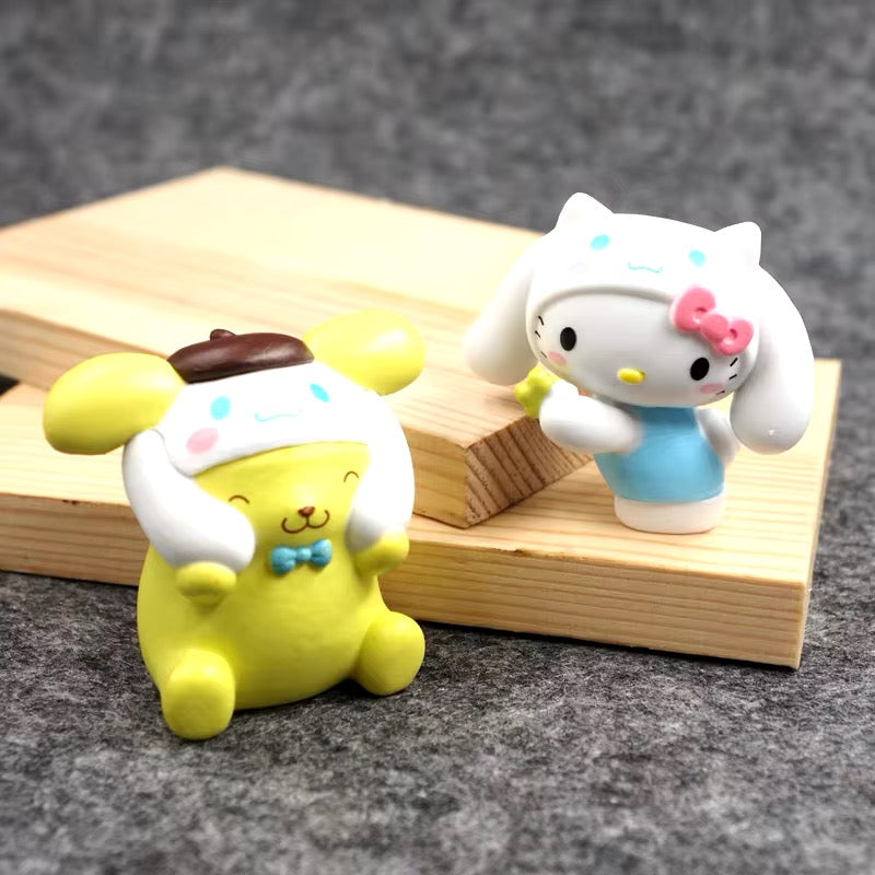 Set de 5 figuras Sanrio 3-4 cm