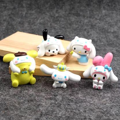 Set de 5 figuras Sanrio 3-4 cm