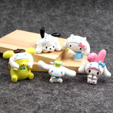 Set de 5 figuras Sanrio 3-4 cm