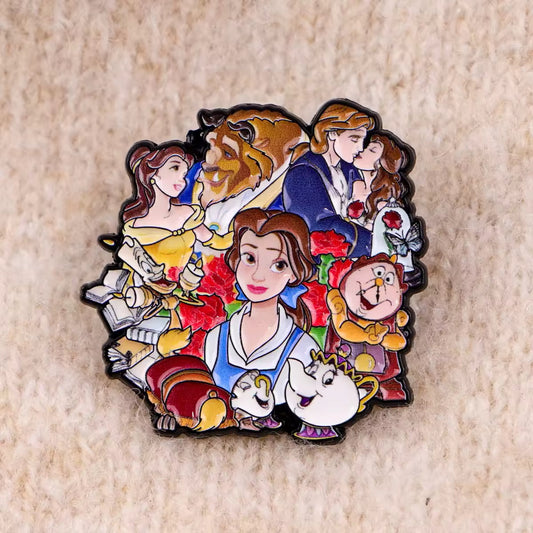 Pin Bella y Bestia