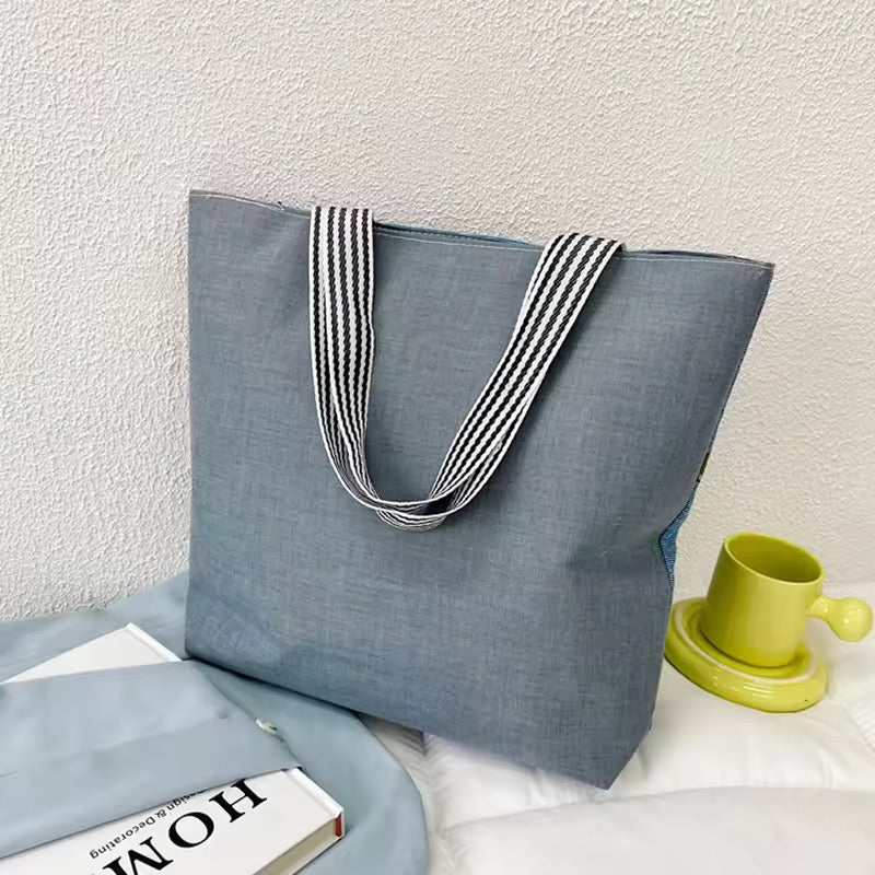 Tote bag tejido de Stitch con zipper