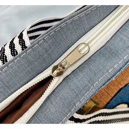 Tote bag tejido de Stitch con zipper