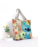 Tote bag tejido de Stitch con zipper