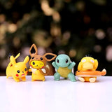 Set de 8 figuras Pokémon 4 cm