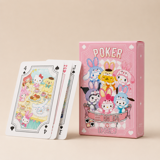 Juego de cartas naipe personajes Sanrio