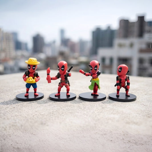 Set de 4 figuras de Deadpool