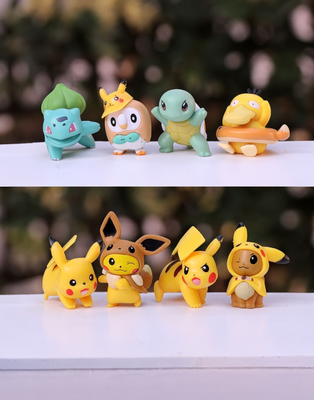 Set de 8 figuras Pokémon 4 cm