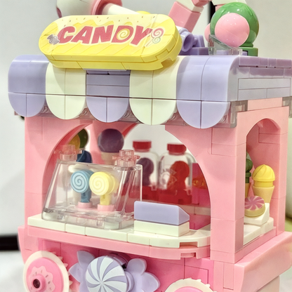 Set original de bloques para armar de Snoopy tienda de dulces