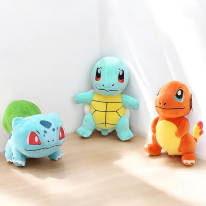 Set 3 peluches Pokémon 15-20 cm