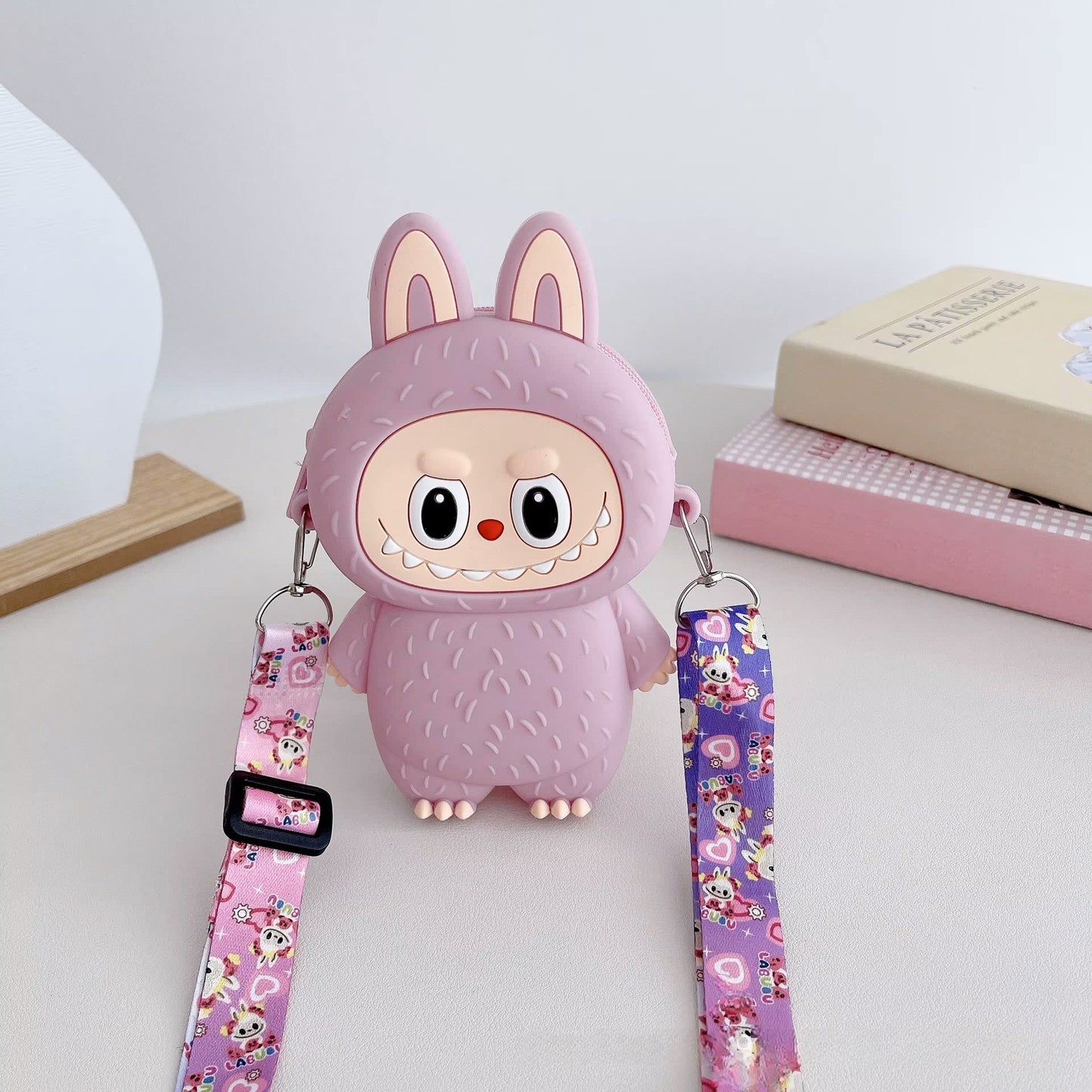 Bolsito Labubu rosa