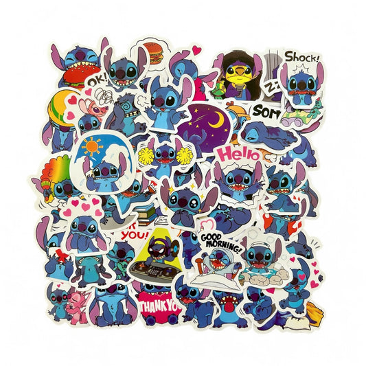 Set 50 stickers Stitch