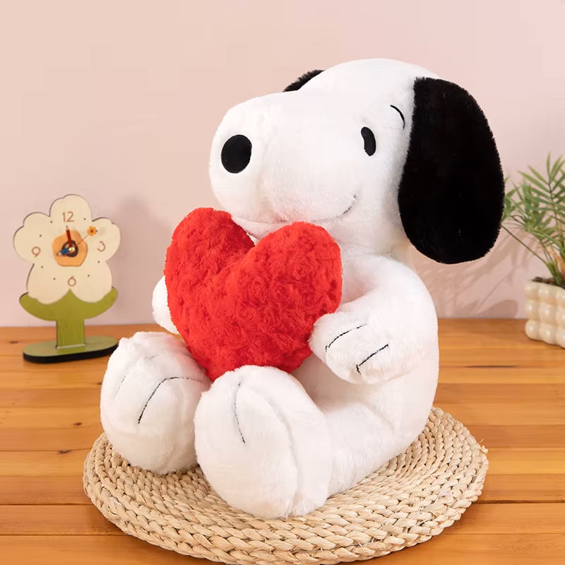 Peluche Snoopy corazón 38 cm