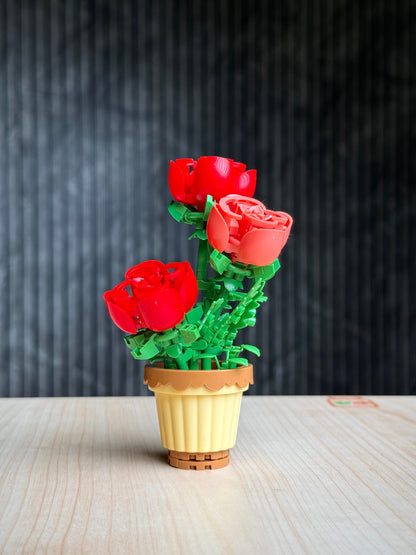 Set de bloques para armar de rosas (204 pcs)