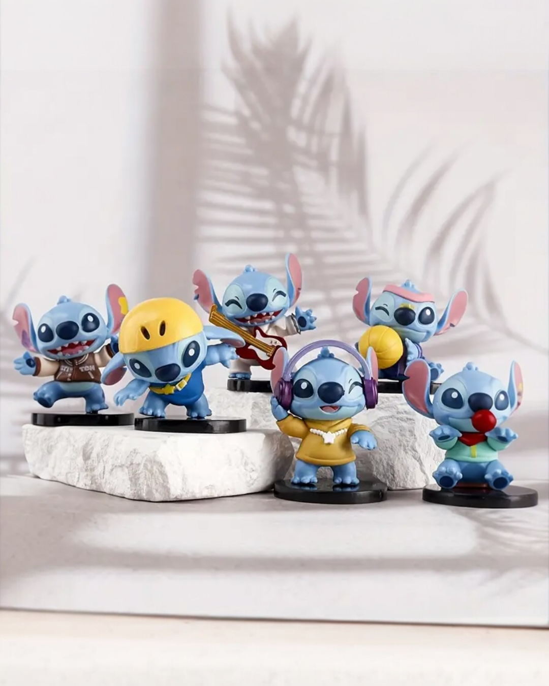 Set de 6 figuras Stitch 7-8 cm