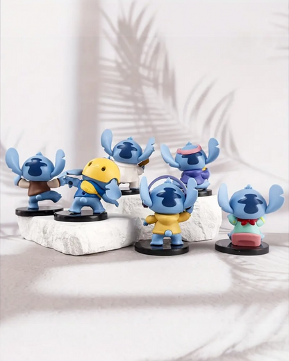 Set de 6 figuras Stitch 7-8 cm