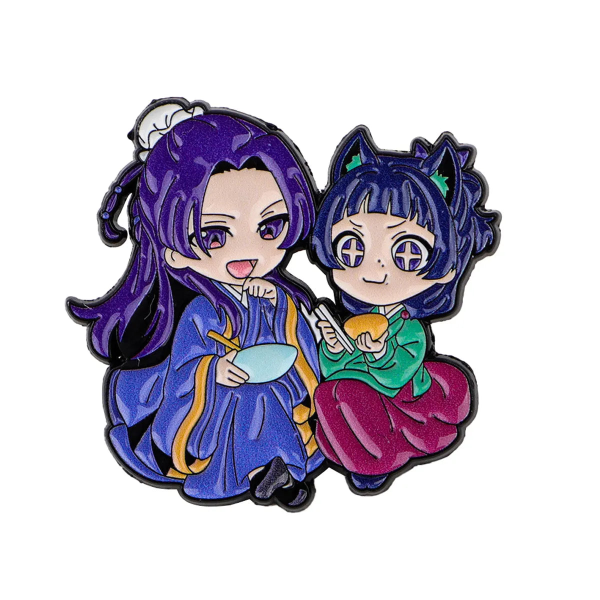 Pin de Maomao y Jinshi de Los diarios de la Boticaria