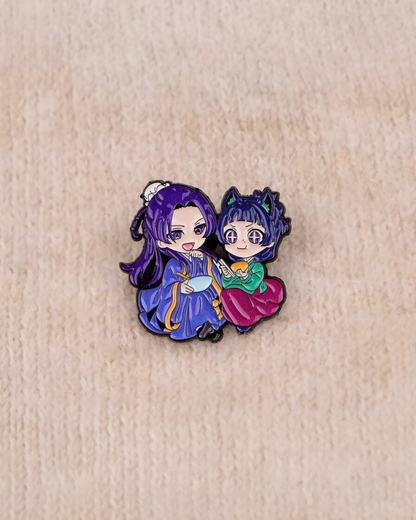 Pin de Maomao y Jinshi de Los diarios de la Boticaria