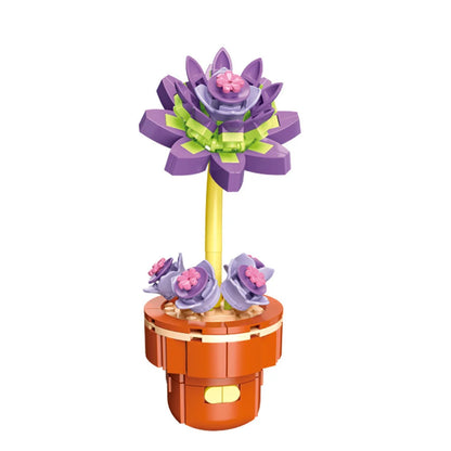 Set de bloques para armar plantas (428 piezas)