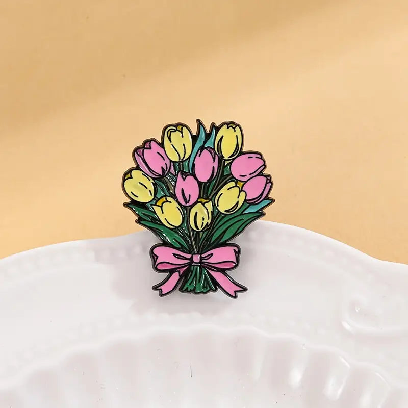 Pin ramo de tulipanes