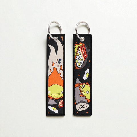 Llavero tejido de Calcifer