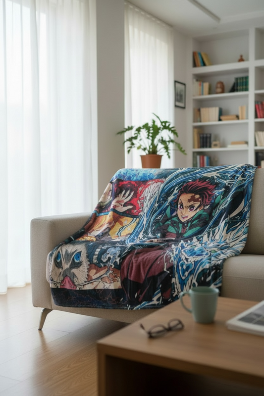 Cobija Kimetsu no Yaiba 150 cm x 130 cm