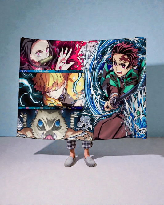 Cobija Kimetsu no Yaiba 150 cm x 130 cm