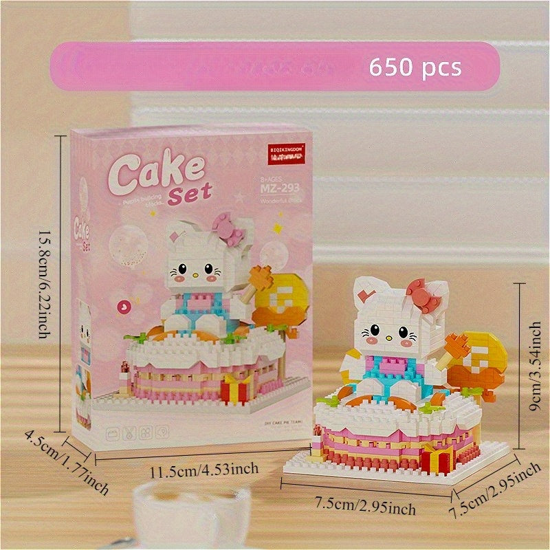 Bloques para armar de Hello Kitty pastel 9 cm