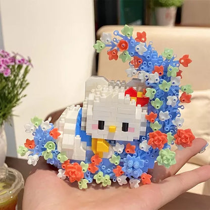 Set de bloques para armar Hello Kitty