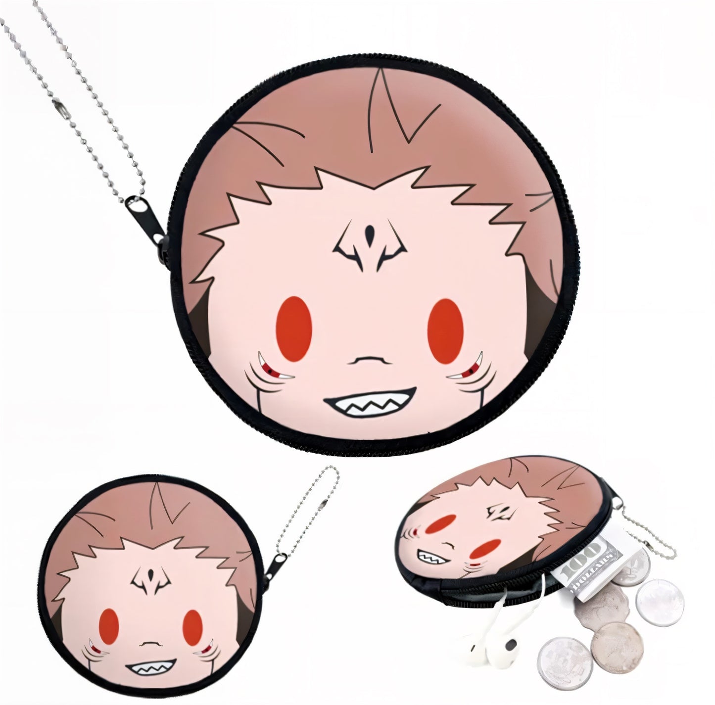 Monedero Sukuna Jujutsu Kaisen