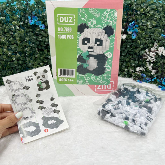 Set de bloques para armar oso Panda 1580 pcs