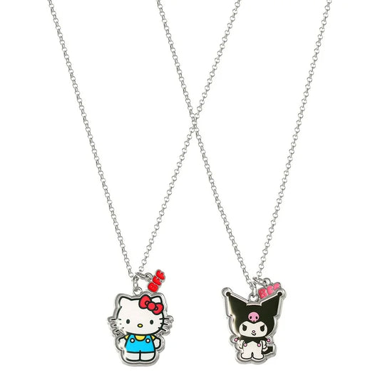 Set original de collares de Hello Kitty y Kuromi