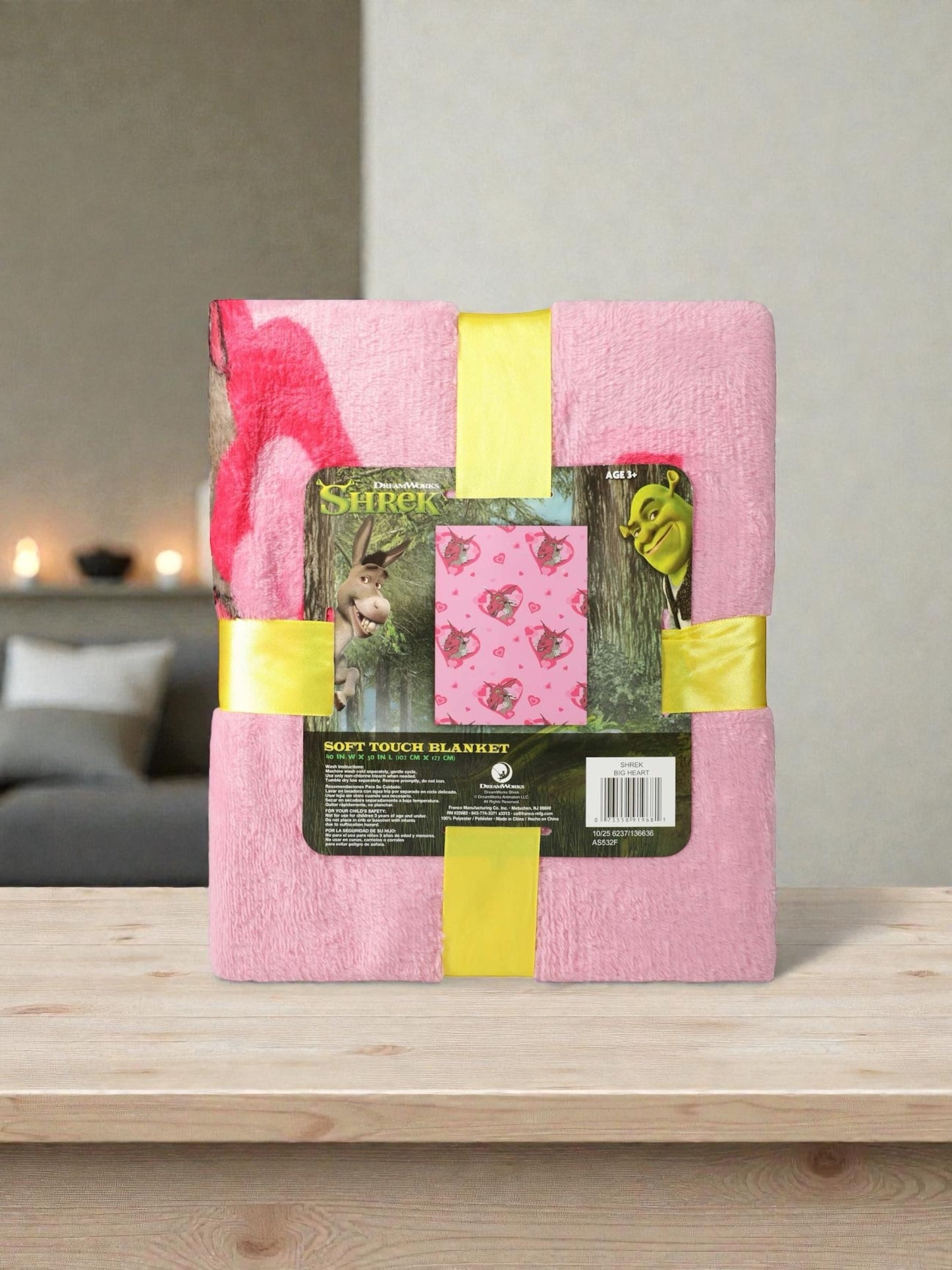 Cobija original de Shrek 127 x 102 cm