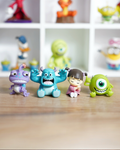 Set de 4 figuras Monsters, Inc. 3-5 cm
