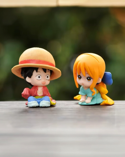 Set de figuras One Piece 4-5 cm