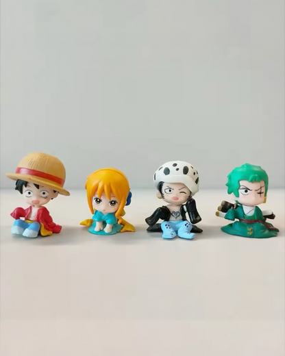 Set de figuras One Piece 4-5 cm