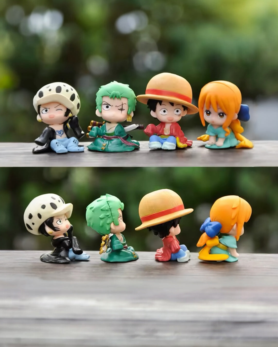 Set de figuras One Piece 4-5 cm