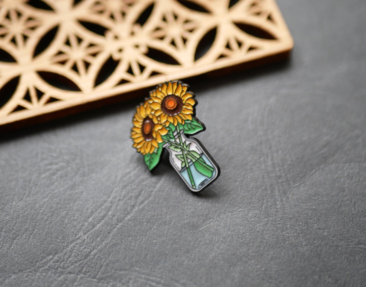 Pin de girasoles