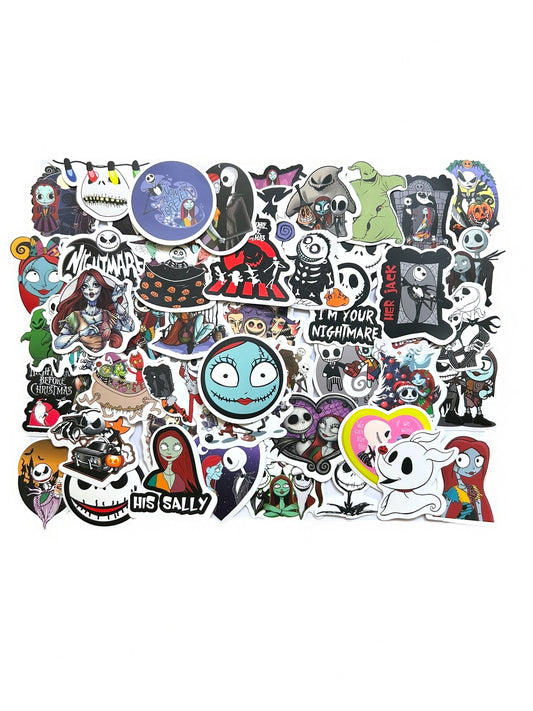 Set de 50 stickers Nightmare Before Christmas