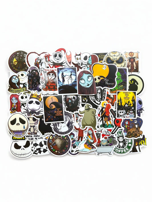 Set de 50 stickers Nightmare Before Christmas