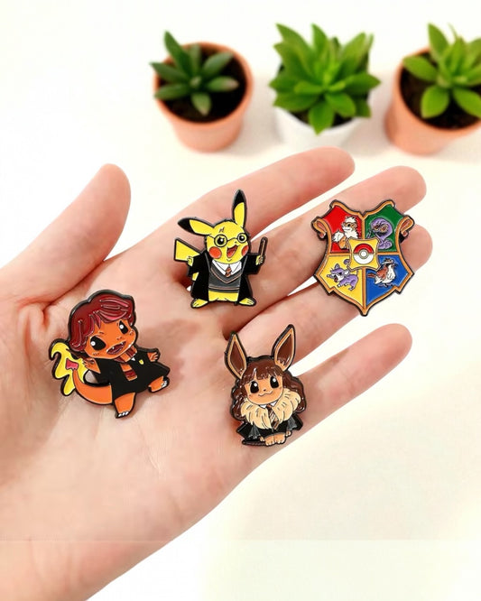Set de pines Pokémon x Harry Potter